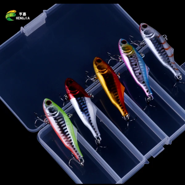 HENGJIA 5pc/lot Vibration Fishing Lures minnow lure 7cm 24g carp fishing isca artificial bass lure fishing tackle with box Pesca
HENGJIA 5pc/lot Vibration Fishing Lures minnow lure 7cm 24g carp fishing isca artificial bass lure fishing tackle with box Pesca