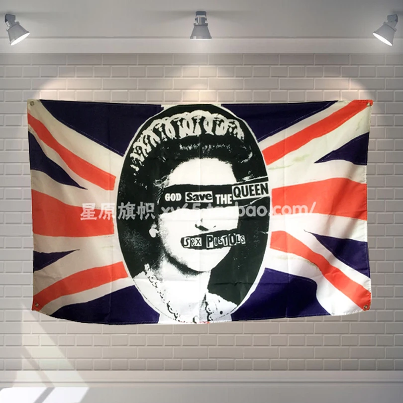 "GOD SAVE THE QUEEN" Heavy Metal Music Poster Scrolls Bar Cafes Home Decoration Banners Hanging Art Waterproof Cloth Decoration
"GOD SAVE THE QUEEN" Heavy Metal Music Poster Scrolls Bar Cafes Home Decoration Banners Hanging Art Waterproof Cloth Decoration