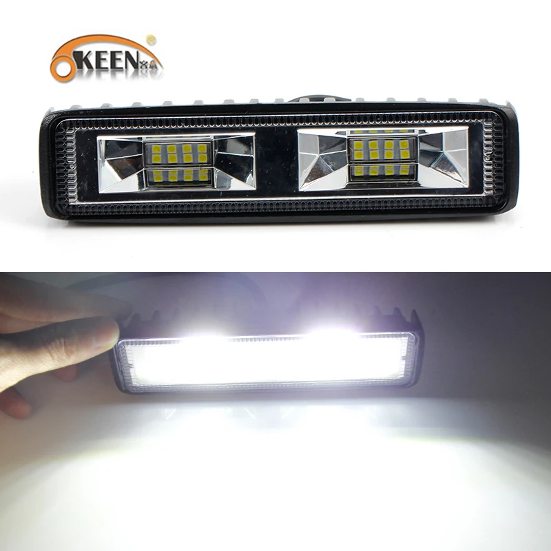 OKEEN New 10-30V LED Work Light 48W 4WD 12v For Off Road Truck Bus Boat Fog Light Car Light Assembly ATV Daytime Running Light
OKEEN New 10-30V LED Work Light 48W 4WD 12v For Off Road Truck Bus Boat Fog Light Car Light Assembly ATV Daytime Running Light