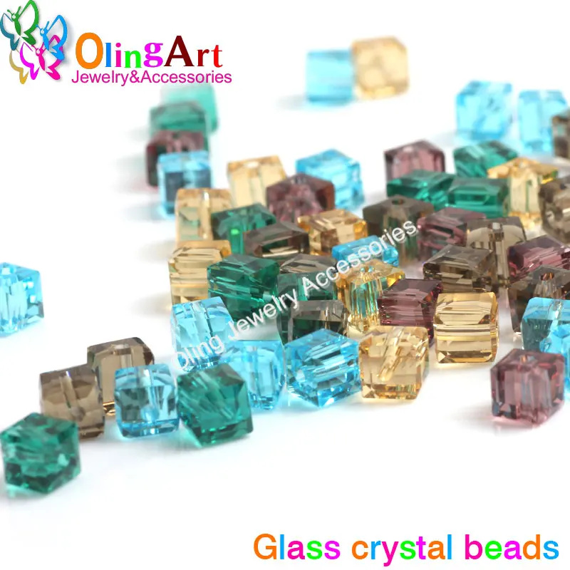 OlingArt 6MM 75pcs Multicolor mixed straight hole square section crystal glass beads DIY bead choker necklace jewelry making
OlingArt 6MM 75pcs Multicolor mixed straight hole square section crystal glass beads DIY bead choker necklace jewelry making