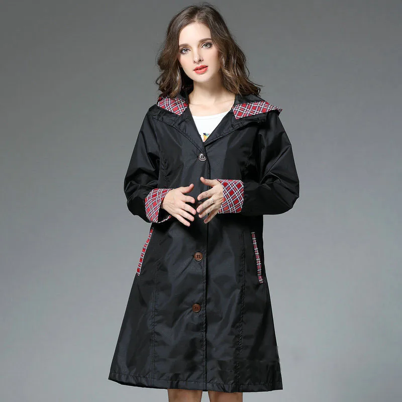New Fashion Brand Women Lightweight Thin Poncho With Hat Ladies Waterproof Long Slim Raincoat Adults Rain Coat With Belt
New Fashion Brand Women Lightweight Thin Poncho With Hat Ladies Waterproof Long Slim Raincoat Adults Rain Coat With Belt