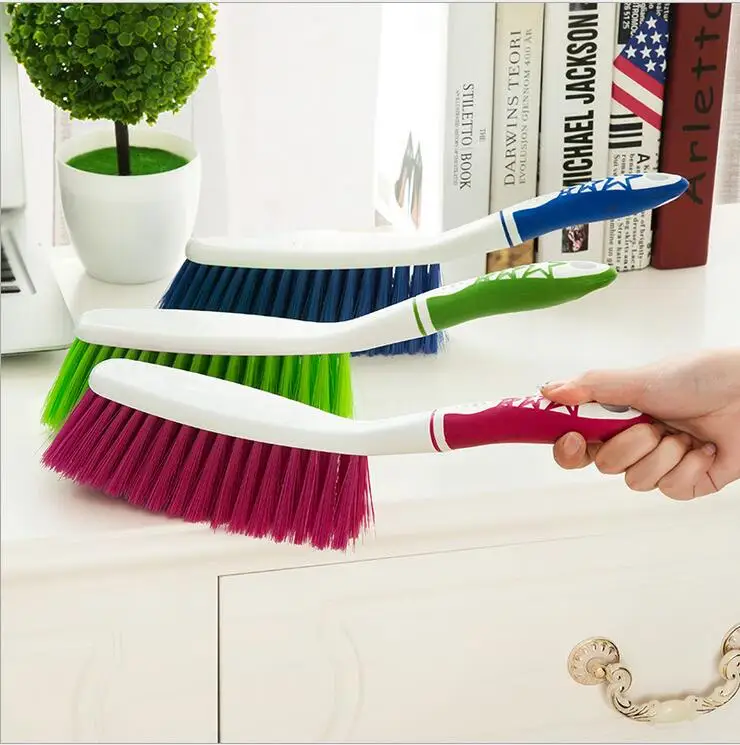 Пластиковые Ручной Крошки Sweeper Диван Кровать Кисть Грязь Чище Коллектор Ролик