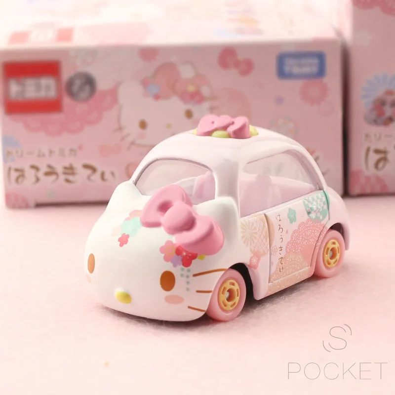 Hello Kitty Kawaii Мини Сплав модель автомобиля мини игрушка маятник украшение коллекция