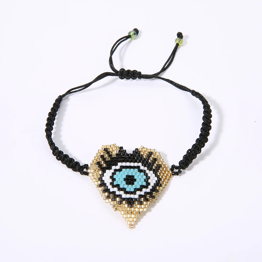 Rttooas Miyuki Beads Evil Eye Bracelet for Women Heart Shape Lover Bracelet Handmade Friendship Jewelery Dropshipping
Rttooas Miyuki Beads Evil Eye Bracelet for Women Heart Shape Lover Bracelet Handmade Friendship Jewelery Dropshipping