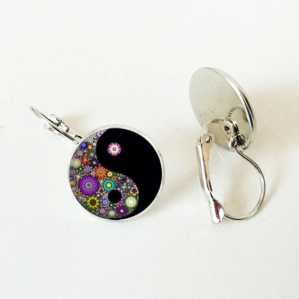 Ying Yang Mandala Glass Dome Cabin Earrings Vintage Lever Back Earrings Women's Girls Gifts
Ying Yang Mandala Glass Dome Cabin Earrings Vintage Lever Back Earrings Women's Girls Gifts