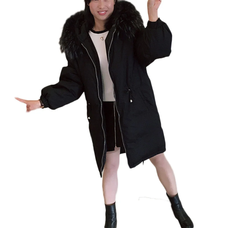 New Real Natural Raccoon Fur Winter Jacket Women White Duck Down coat Thick Hood Coat Long Plus Size Parka Female Down coat
New Real Natural Raccoon Fur Winter Jacket Women White Duck Down coat Thick Hood Coat Long Plus Size Parka Female Down coat