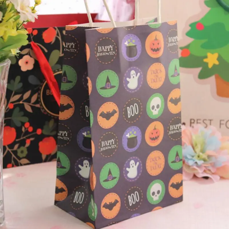 10 Pcs/lot Halloween Paper Handbag Ghost Festival Candy Bag Gift Snack Packaging Paper Bags Halloween Party Candy Box
10 Pcs/lot Halloween Paper Handbag Ghost Festival Candy Bag Gift Snack Packaging Paper Bags Halloween Party Candy Box