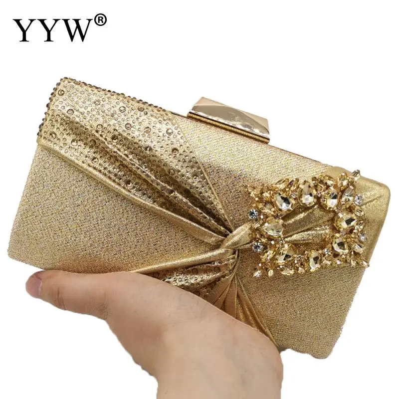 Gold Luxury Evening Clutch 2019 Women'S Bag With Rhinestone Fashion Elegant Party Designer Crystal Clutches Purse Box Wallets 
Gold Luxury Evening Clutch 2019 Women'S Bag With Rhinestone Fashion Elegant Party Designer Crystal Clutches Purse Box Wallets
