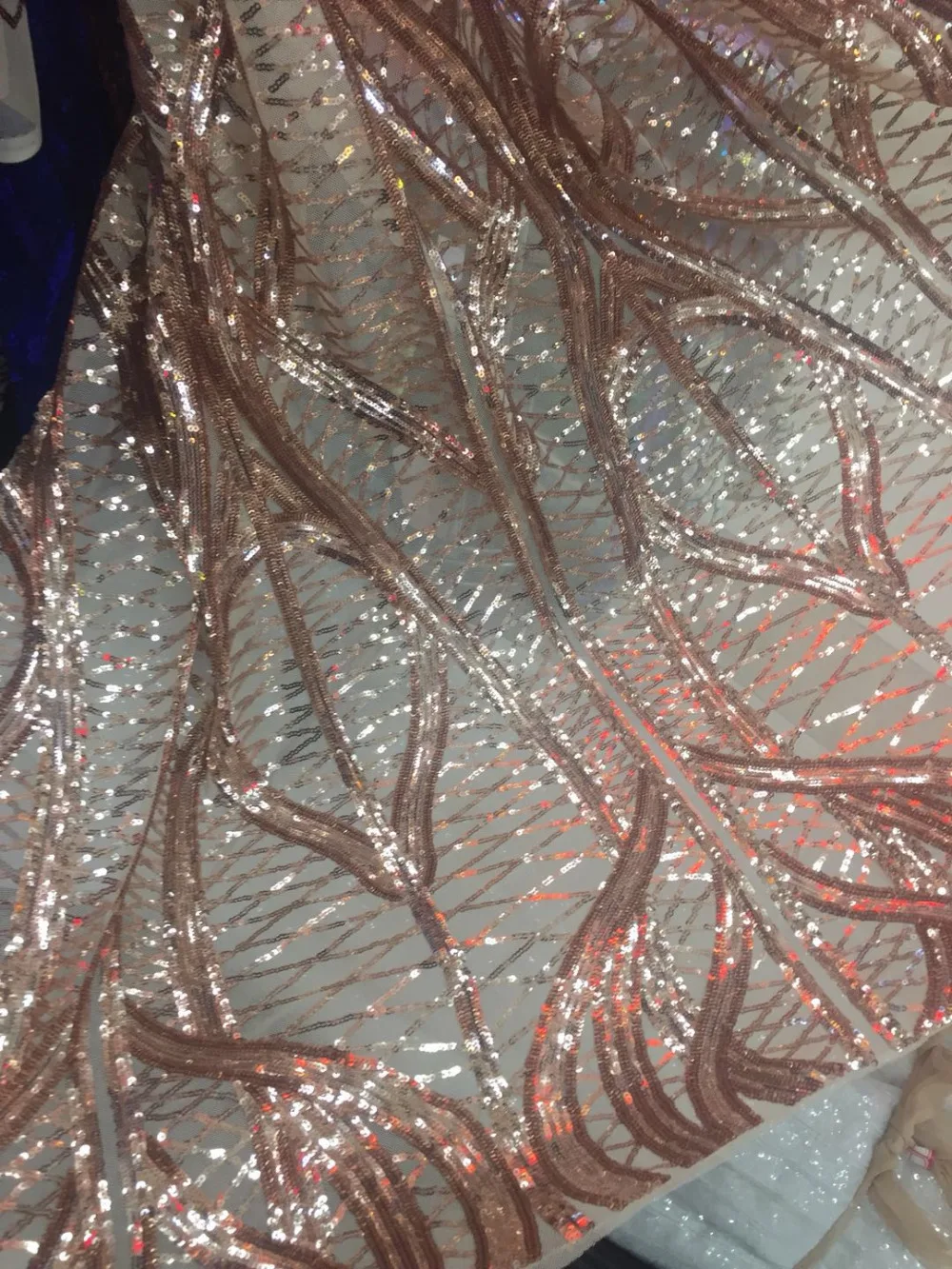 sequin fabric 5yards SJ34# Three-color grid sequined embroidered wedding dress for bridal wedding dress/sawing Free shipping
sequin fabric 5yards SJ34# Three-color grid sequined embroidered wedding dress for bridal wedding dress/sawing Free shipping