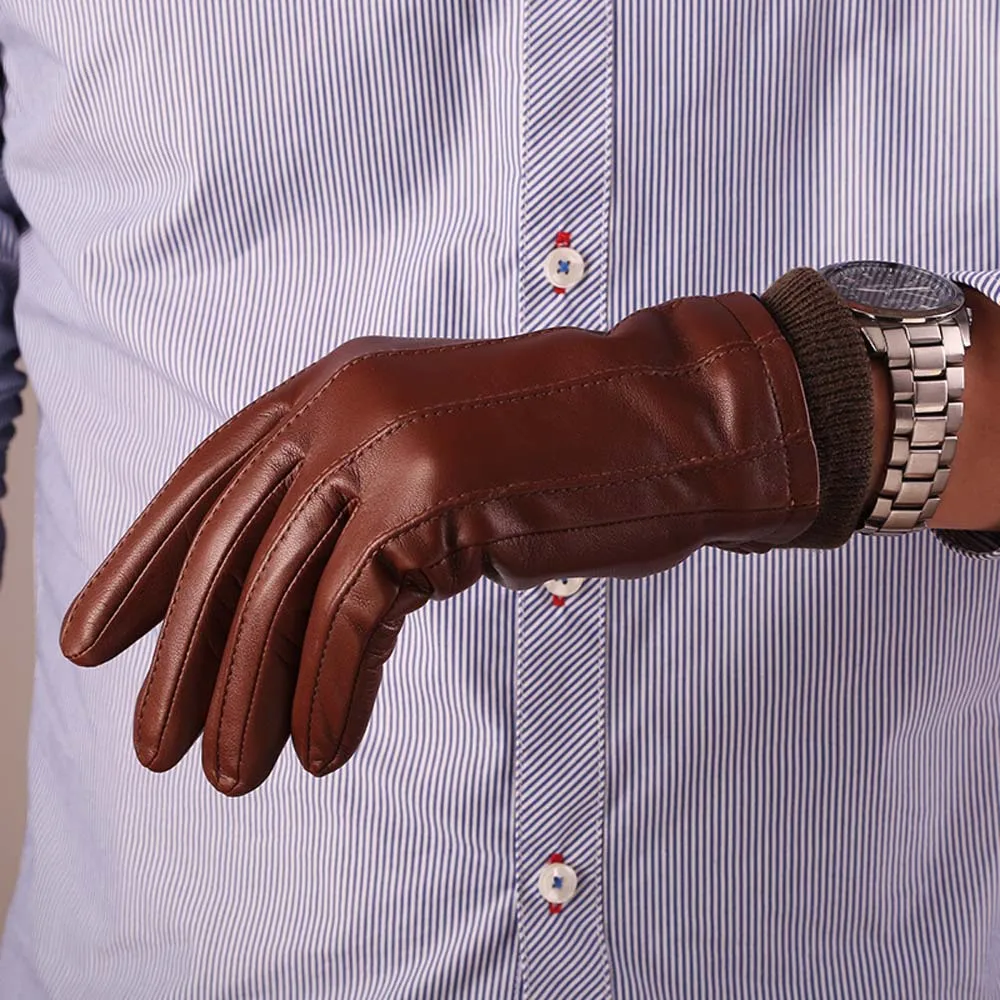 Italy Gostskin Leather Men Gloves Winter Thermal Full Finger 100% Genuine Leather Gloves Knitted Rib Black Dark Brown XL
Italy Gostskin Leather Men Gloves Winter Thermal Full Finger 100% Genuine Leather Gloves Knitted Rib Black Dark Brown XL