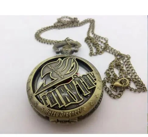 Retro Men Boy Necklace Cartoon Anime Japan Fairy Tail Hot Bronze Natsu Dragneel Fashion Chain Cool Quartz Pocket Watches
Retro Men Boy Necklace Cartoon Anime Japan Fairy Tail Hot Bronze Natsu Dragneel Fashion Chain Cool Quartz Pocket Watches
