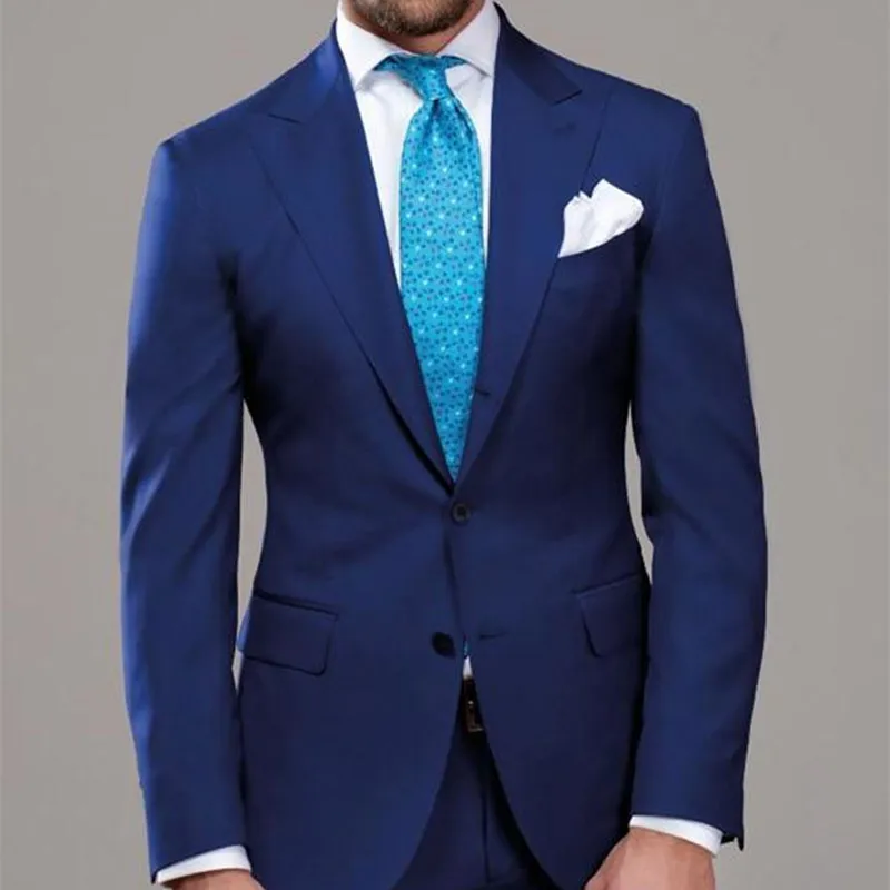 New Mens Suits Classic Style wedding suits for me Tuxedo costume homme Royal Blue Men Suit Two Piece Tuxedos (Jacket+Pants+tie)
New Mens Suits Classic Style wedding suits for me Tuxedo costume homme Royal Blue Men Suit Two Piece Tuxedos (Jacket+Pants+tie)