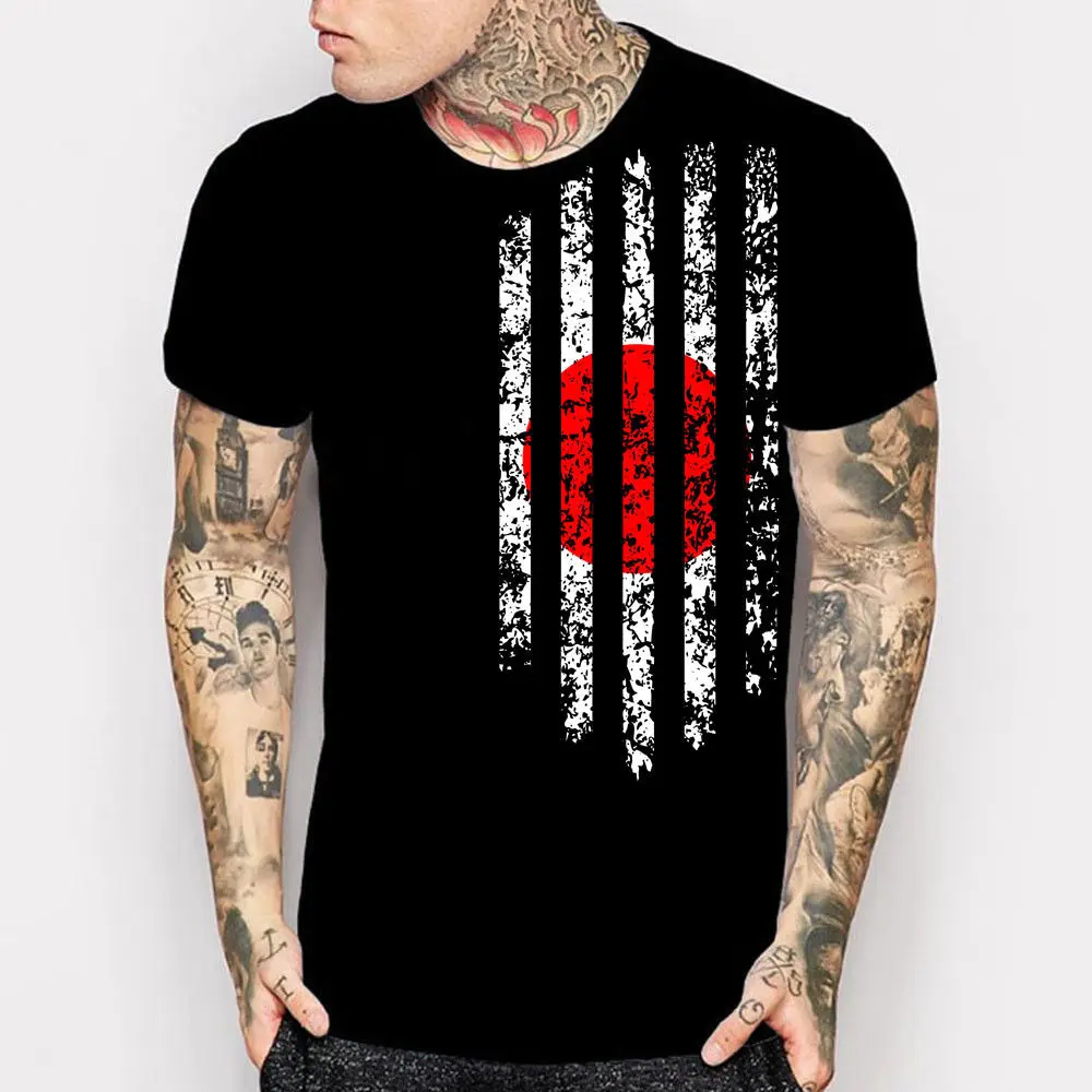 Japan Vintage Flag 3D Print Mens Black Hip Hop T-Shirt Us Size S-3Xl hot Sale 2019 New Fashion Brand Crew Neck Men T Shirts
Japan Vintage Flag 3D Print Mens Black Hip Hop T-Shirt Us Size S-3Xl hot Sale 2019 New Fashion Brand Crew Neck Men T Shirts