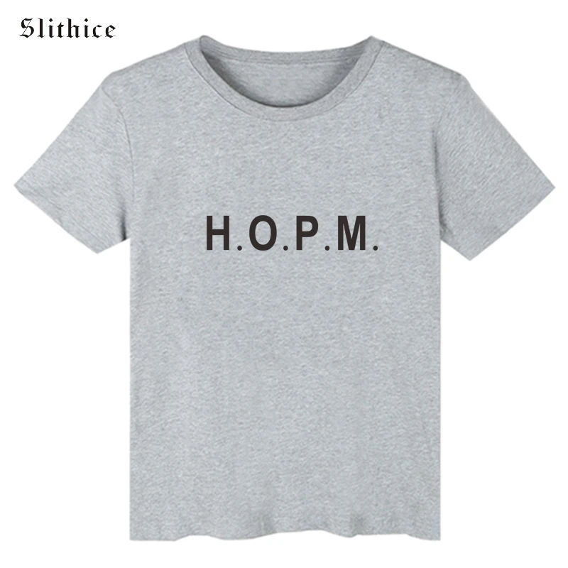 Slithice Fashion Russian Style T-shirt for Women Short Sleeve HOPM Letter Print Casual Woman T shirt tops Summer tees Vogue
Slithice Fashion Russian Style T-shirt for Women Short Sleeve HOPM Letter Print Casual Woman T shirt tops Summer tees Vogue