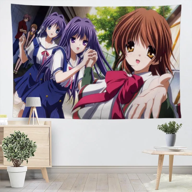 HOT Wall Tapestry Clannad Tapestries Wall Hanging Show Piece For Home Decoration Wall Carpet Beach Throw Rug Blanket Yoga Mat
HOT Wall Tapestry Clannad Tapestries Wall Hanging Show Piece For Home Decoration Wall Carpet Beach Throw Rug Blanket Yoga Mat