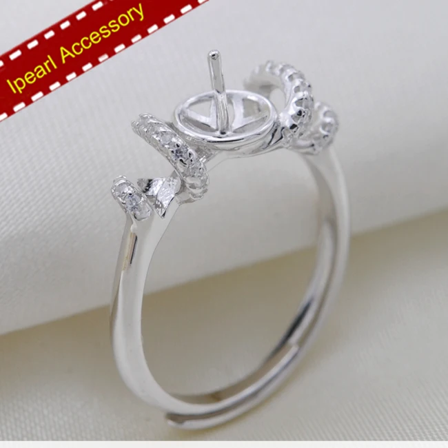 S925 Sterling Silver Rotating Design Rings Accessory Fashion Pearl Rings Components Women DIY Rings Jewelry Components
S925 Sterling Silver Rotating Design Rings Accessory Fashion Pearl Rings Components Women DIY Rings Jewelry Components