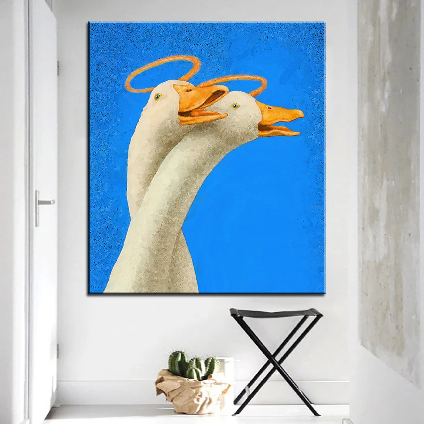 Large size Printing Oil Painting all ducks go heaven Wall painting Steampunk Wall Art Picture For Living Room painting No Frame
Large size Printing Oil Painting all ducks go heaven Wall painting Steampunk Wall Art Picture For Living Room painting No Frame