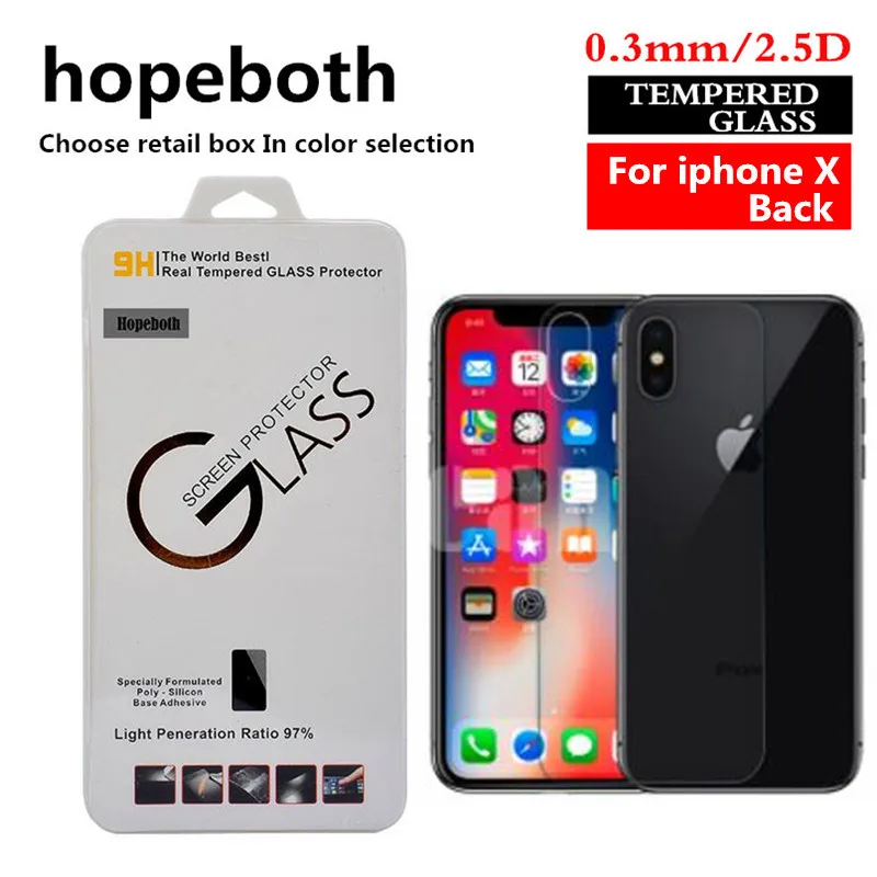 Hopeboth 100 шт. для iphone X/XS/XR/XS MAX защита для задней панели из закаленного стекла 0,3 мм 2.5d в розничной упаковке
Hopeboth 100 шт. для iphone X/XS/XR/XS MAX защита для задней панели из закаленного стекла 0,3 мм 2.5d в розничной упаковке