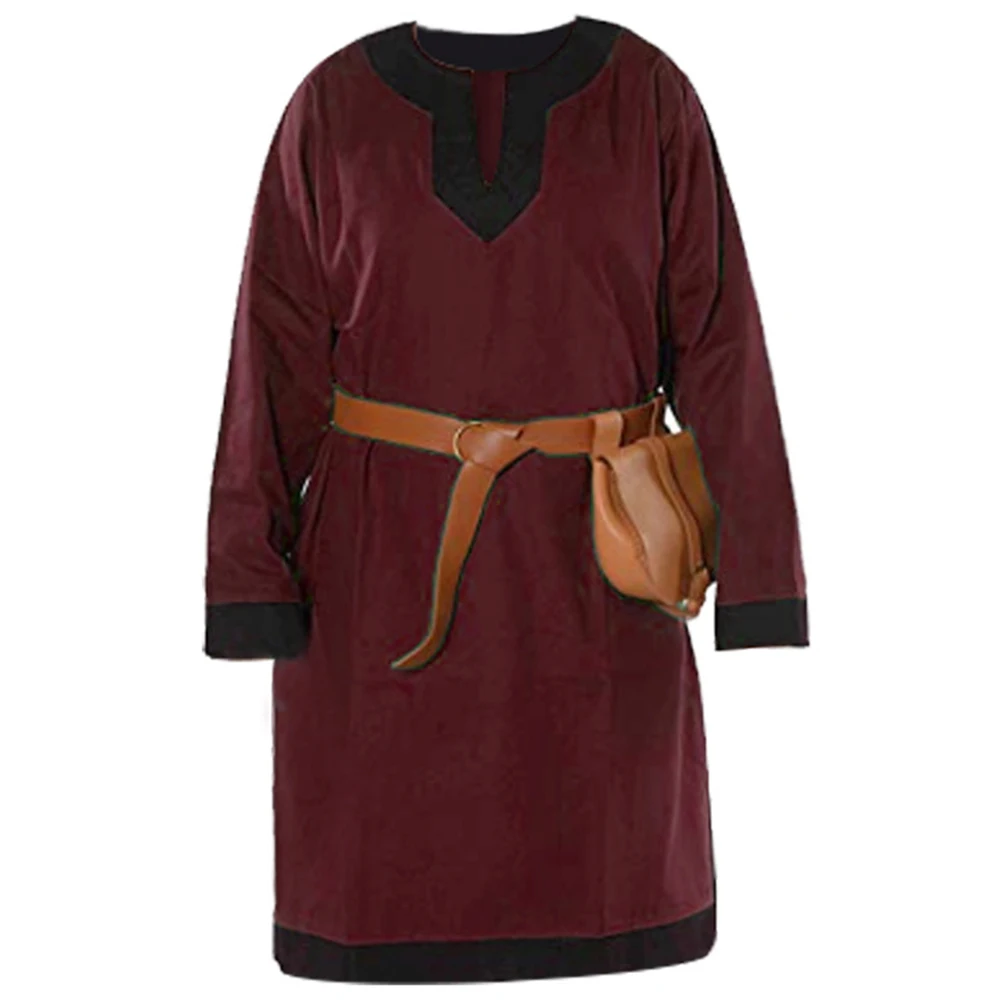 Medieval Men Shirt Viking Knight Costume Tops Tunic Warrior Pirate Costume Adult Men Long Sleeve Shirt Stage Costumes
Medieval Men Shirt Viking Knight Costume Tops Tunic Warrior Pirate Costume Adult Men Long Sleeve Shirt Stage Costumes