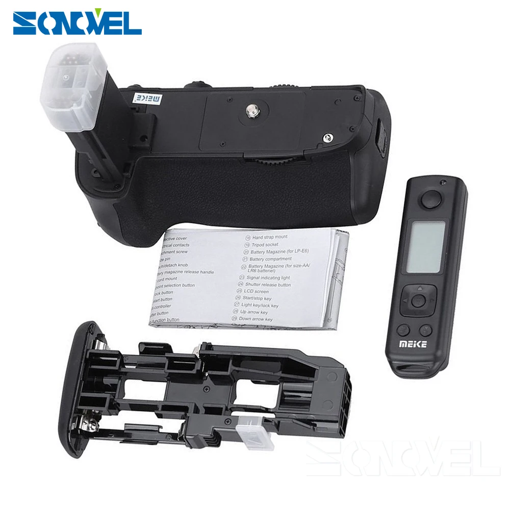MEIKE MK-5DS Wireless Control Vertical Battery Grip Holder+LP-E6 Battery for Canon 5D Mark III / 5DS / 5DS R Cameras AS BG-E11
MEIKE MK-5DS Wireless Control Vertical Battery Grip Holder+LP-E6 Battery for Canon 5D Mark III / 5DS / 5DS R Cameras AS BG-E11