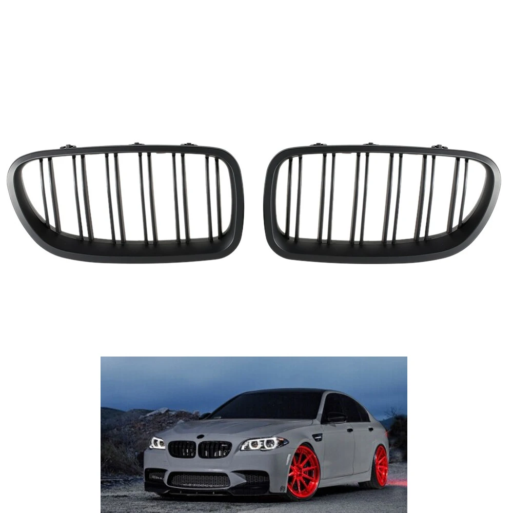 Car Grille Grill Racing Black Twin line fit for BMW F10 F11 F18 5 Series 520i 528i 535i 550i M5 (2010-2017) Matte black
Car Grille Grill Racing Black Twin line fit for BMW F10 F11 F18 5 Series 520i 528i 535i 550i M5 (2010-2017) Matte black