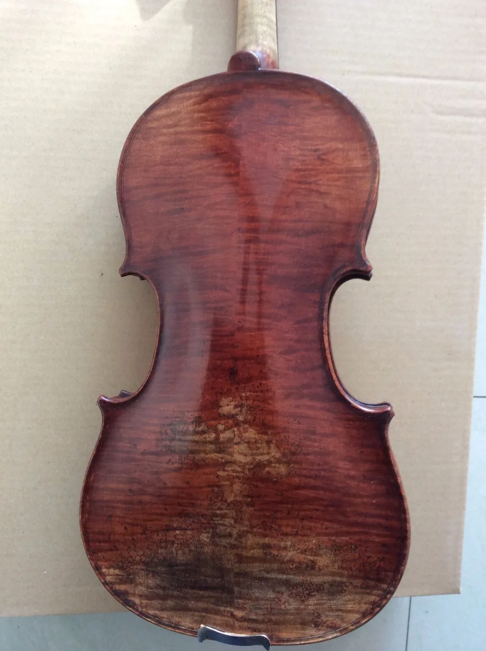 Модель скрипки Stradi размером 4/4 полностью ручная работа топ из огненной кленовой