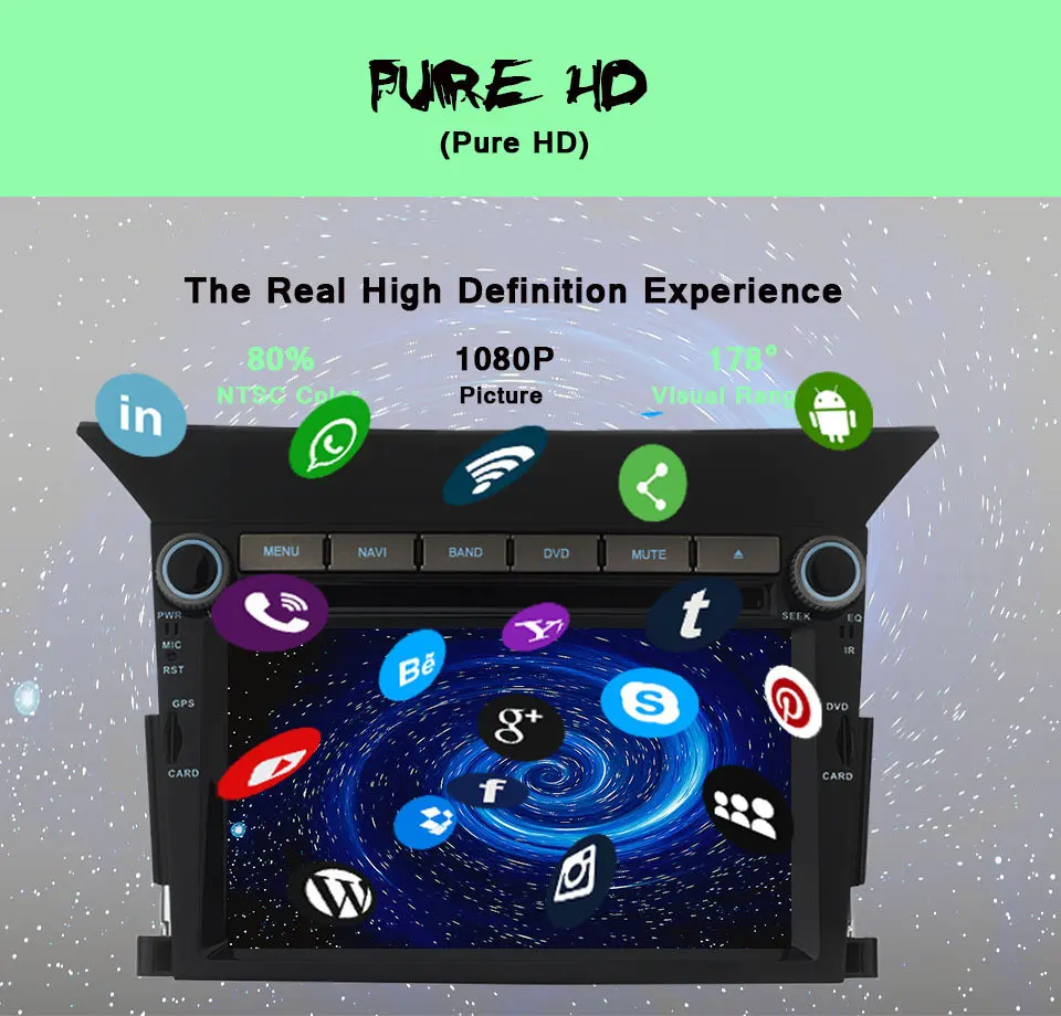 Автомобильный DVD плеер DAB Android 8 1 для пилота 2009 2010 2011 2012 2013 CD радио RDS стерео