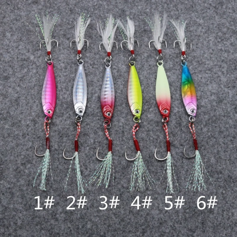 Metal Jigging Lead Alloy Fishing Lure 3D Eyes Artificial 26g7cm Sea Fishing Paillette Wobbler Artificial Hard Baits
Metal Jigging Lead Alloy Fishing Lure 3D Eyes Artificial 26g7cm Sea Fishing Paillette Wobbler Artificial Hard Baits