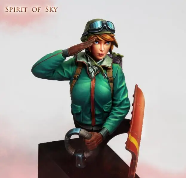 Комплект бюста из смолы Spirit of Sky в сборе 1/10|Наборы для сборки моделей| |
