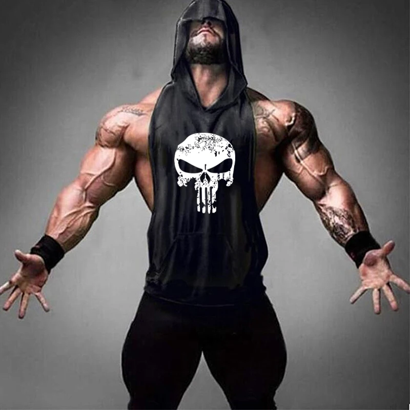 Skull Bodybuilding Stringer Tank Tops men Stringer Shirt Fitness Tank Top Men Gym sleeveless hoodies Cotton Vest Free shipping
Skull Bodybuilding Stringer Tank Tops men Stringer Shirt Fitness Tank Top Men Gym sleeveless hoodies Cotton Vest Free shipping