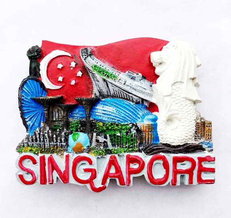 Handmade Painted Singapore Flag Merlion 3D Resin Fridge Magnets Tourism Souvenirs Refrigerator Magnetic Stickers Gift
Handmade Painted Singapore Flag Merlion 3D Resin Fridge Magnets Tourism Souvenirs Refrigerator Magnetic Stickers Gift