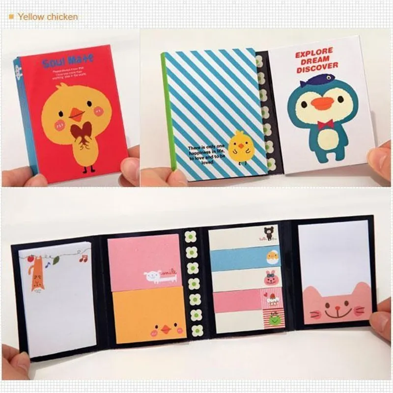 Diy Creative Cartoon Animal Cat Bear Chick Memo Pad Novelty Sticky Notes Planner Stickers Memo Pad Stationary Office Supplies
Diy Creative Cartoon Animal Cat Bear Chick Memo Pad Novelty Sticky Notes Planner Stickers Memo Pad Stationary Office Supplies