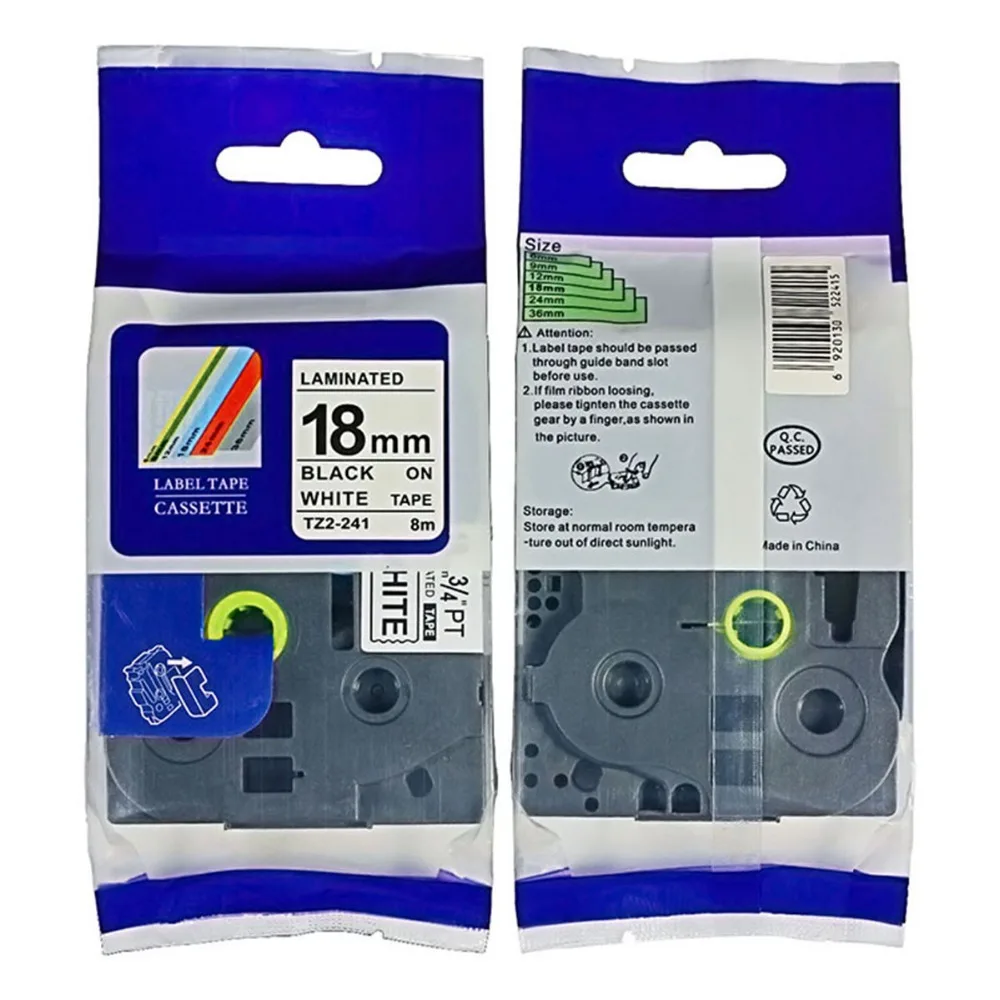 Tze241 tz241 tze 241 Tze-241 tze641 Compatible for brother label tape tze tz tape18mm P-touch label printer Ribbon label maker
Tze241 tz241 tze 241 Tze-241 tze641 Compatible for brother label tape tze tz tape18mm P-touch label printer Ribbon label maker