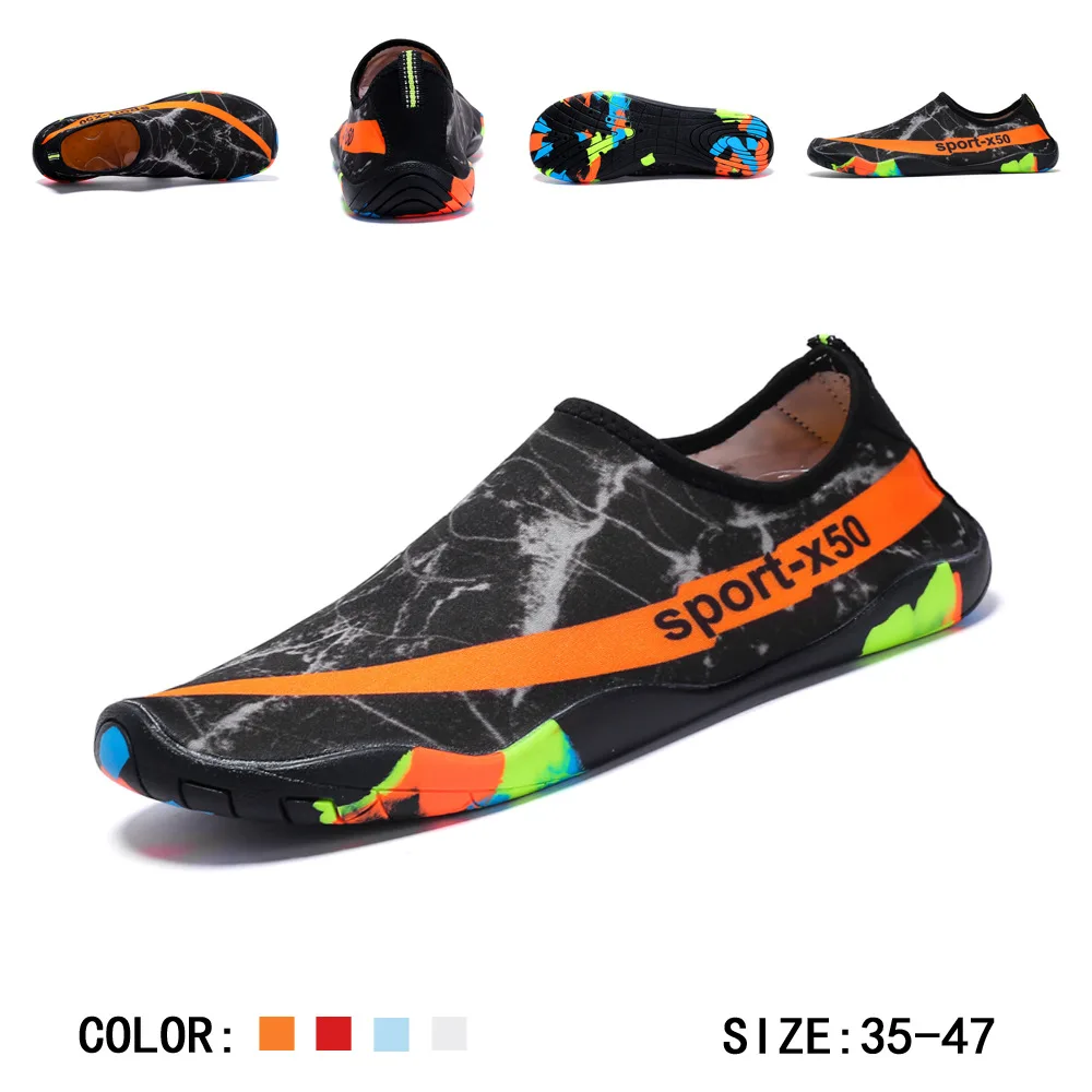 Summer Water Shoes Woman Beach Sandals Breathable Barefoot Shoes Men Aqua Shoes Upstream Diving Swimming Socks Tenis Masculino
Summer Water Shoes Woman Beach Sandals Breathable Barefoot Shoes Men Aqua Shoes Upstream Diving Swimming Socks Tenis Masculino