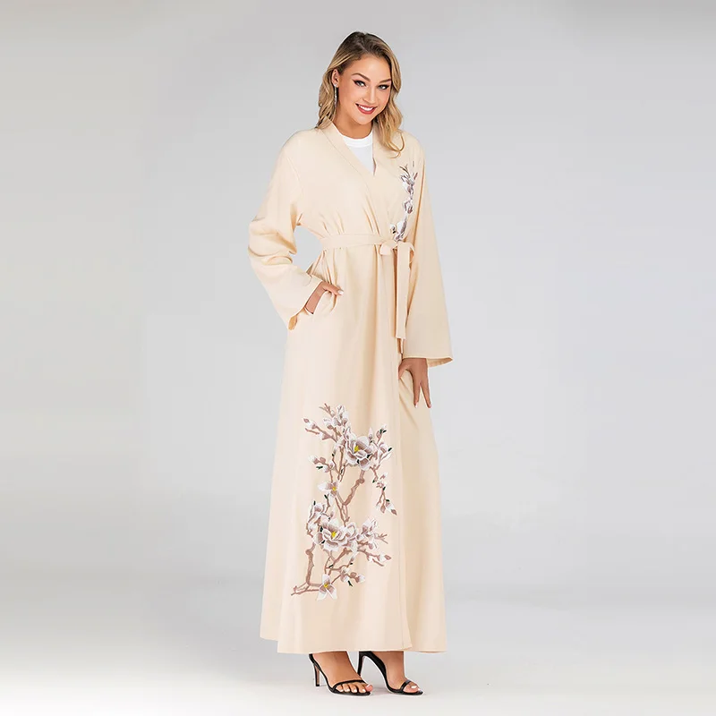 Open Abaya Turkey Kaftan Robe Dubai Kimono Middle East Muslim Cardigan Hijab Dress Caftan Oman Arab Islamic Indonesia Clothing 
Open Abaya Turkey Kaftan Robe Dubai Kimono Middle East Muslim Cardigan Hijab Dress Caftan Oman Arab Islamic Indonesia Clothing