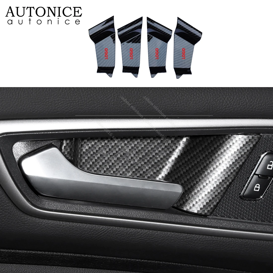 4pcs Carbon fiber color Interior Door Handle Panel Cover Trim fit for FORD EDGE accessories 2015 2016 2017 2018
4pcs Carbon fiber color Interior Door Handle Panel Cover Trim fit for FORD EDGE accessories 2015 2016 2017 2018