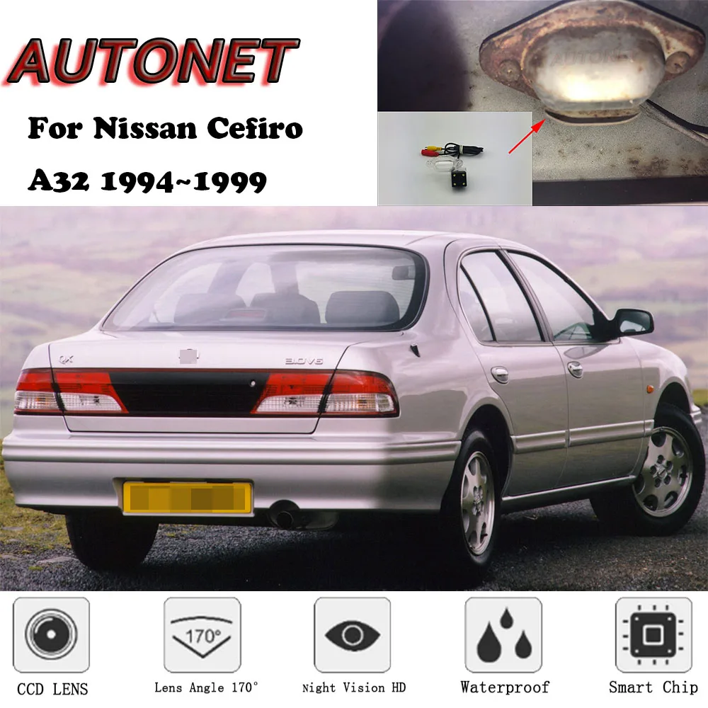 

AUTONET Backup Rear View camera For Nissan Cefiro A32 1994 1995 1996 1997 1998 1999 Night Vision Parking/license plate camera