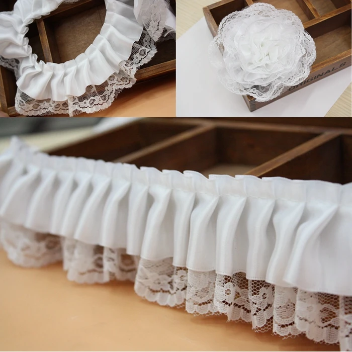 high- 6cm double satin lace ruffle lace DIY clothing material Doll Dress Skirt Wedding Bouquet Accessory
high- 6cm double satin lace ruffle lace DIY clothing material Doll Dress Skirt Wedding Bouquet Accessory