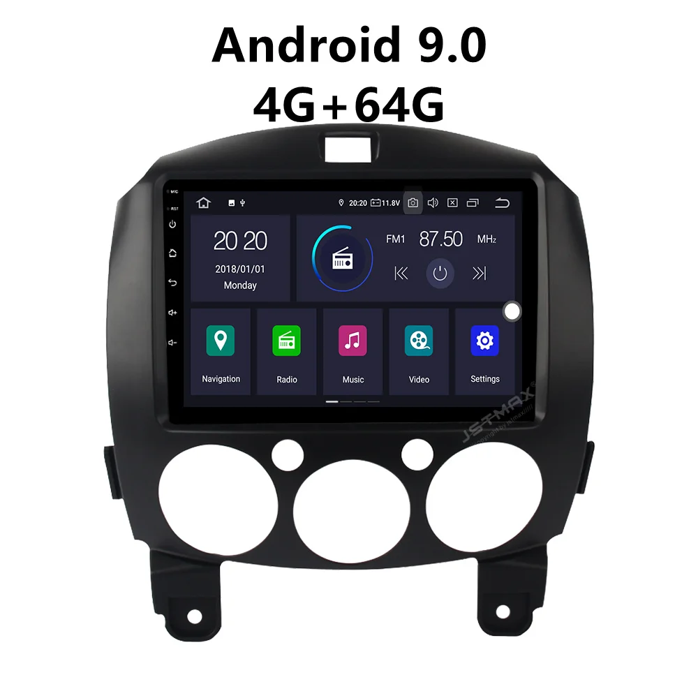 JSTMAX 9'' Android 9.0 4G + 64G ISP Screen Car DVD Radio Stereo GPS Player For Mazda 2 Radio 2007 2008 2009 2010 2011 2012 2013
JSTMAX 9'' Android 9.0 4G + 64G ISP Screen Car DVD Radio Stereo GPS Player For Mazda 2 Radio 2007 2008 2009 2010 2011 2012 2013