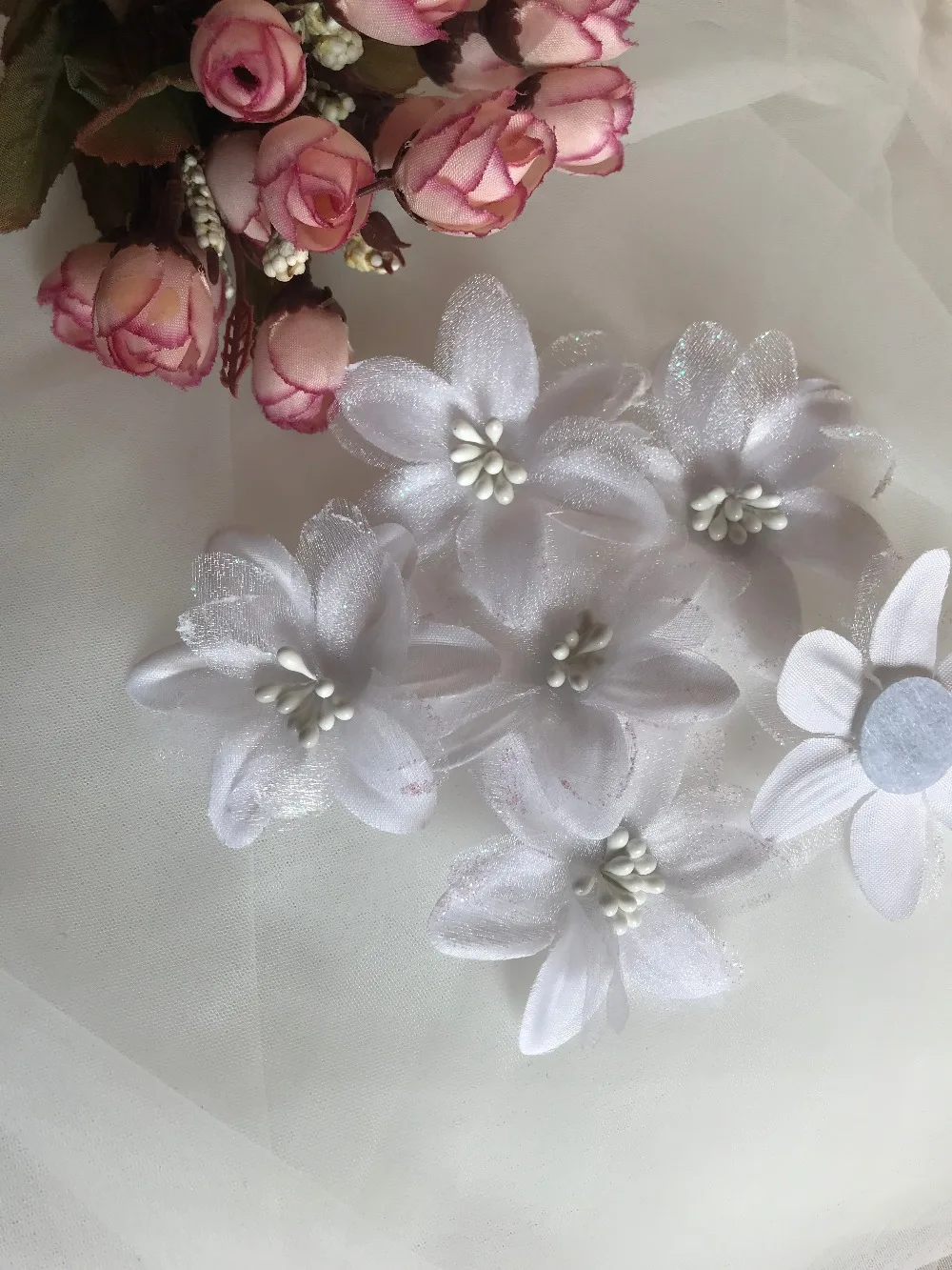 100 pcs blush pink fabric flowers petals, white rosette petals, chiffon rosette, bridal flower, corsage,
100 pcs blush pink fabric flowers petals, white rosette petals, chiffon rosette, bridal flower, corsage,