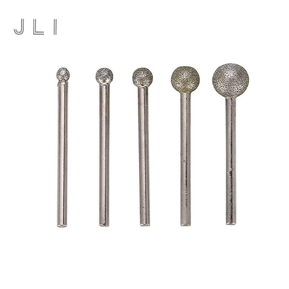 JLI 5pcs 4/5/6/8/10mm Diamond Grinding Head Round Grinding Wheel for Polishing Machine Dremel Rotary Abrasive Tools Accessories
JLI 5pcs 4/5/6/8/10mm Diamond Grinding Head Round Grinding Wheel for Polishing Machine Dremel Rotary Abrasive Tools Accessories