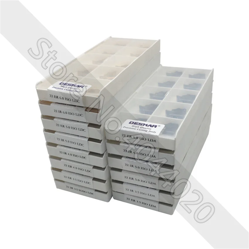 10P DESKAR 22ER 3.5ISO LDA Threading Carbide Insert Lathe Cutter Tool Dedicated-steel stainless steel
10P DESKAR 22ER 3.5ISO LDA Threading Carbide Insert Lathe Cutter Tool Dedicated-steel stainless steel