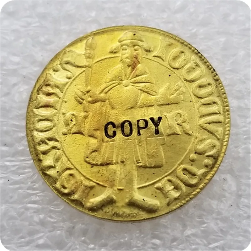 Ducat Florin John the Blind Bohemia МОНЕТА КОПИЯ БЕСПЛАТНАЯ ДОСТАВКА|Безвалютные монеты| |