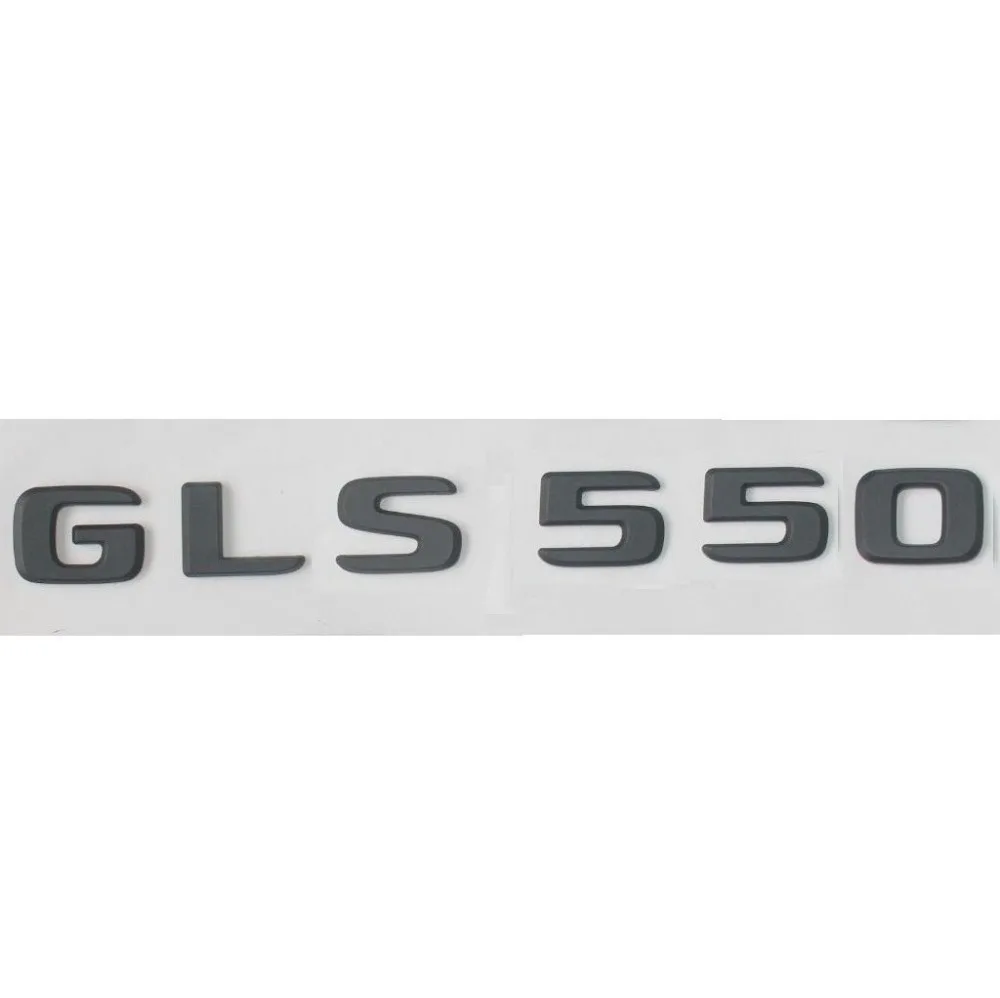 Flat Matte Black ABS Rear Trunk Letters Badge Badges Emblem Emblems Decal Sticker for Mercedes Benz GLS Class GLS550 2017 2019
Flat Matte Black ABS Rear Trunk Letters Badge Badges Emblem Emblems Decal Sticker for Mercedes Benz GLS Class GLS550 2017 2019