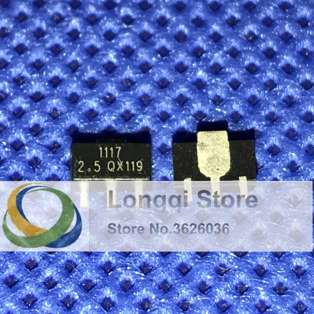 50PCS AMS1117-2.5V 1117-2.5V SOT-89 1117-2.5 2.5V 0.8A Adjustable Fixed Low Dropout Linear Regulator SOT89
50PCS AMS1117-2.5V 1117-2.5V SOT-89 1117-2.5 2.5V 0.8A Adjustable Fixed Low Dropout Linear Regulator SOT89