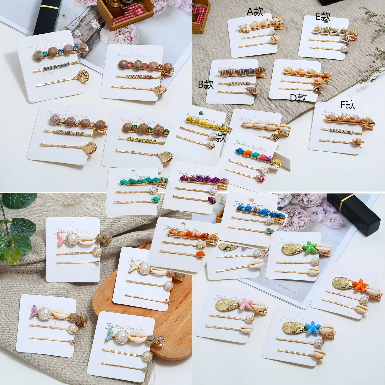 3 of pack personality hair clip for women with inlay faux pearl / shell /resin / rhinestine design female side clip bangs clip
3 of pack personality hair clip for women with inlay faux pearl / shell /resin / rhinestine design female side clip bangs clip