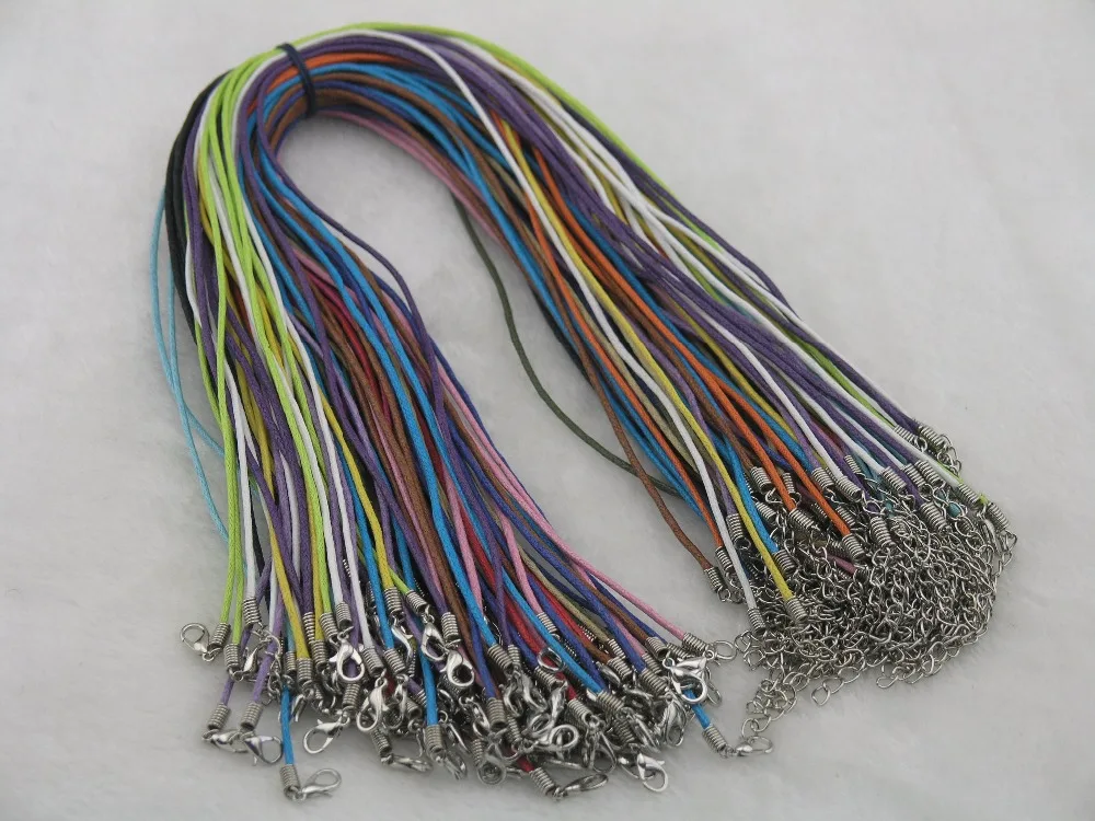 KONMAY 100pcs 17"/43cm Mxied colors Waxed Cotton Necklace Cord with Clasp Lobster Lead&nickel Free
KONMAY 100pcs 17"/43cm Mxied colors Waxed Cotton Necklace Cord with Clasp Lobster Lead&nickel Free