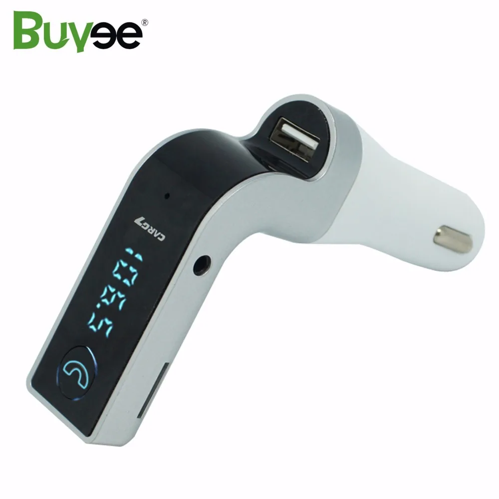 Buyee Bluetooth Автомобильный fm передатчик MP3 плеер Беспроводной громкой связи