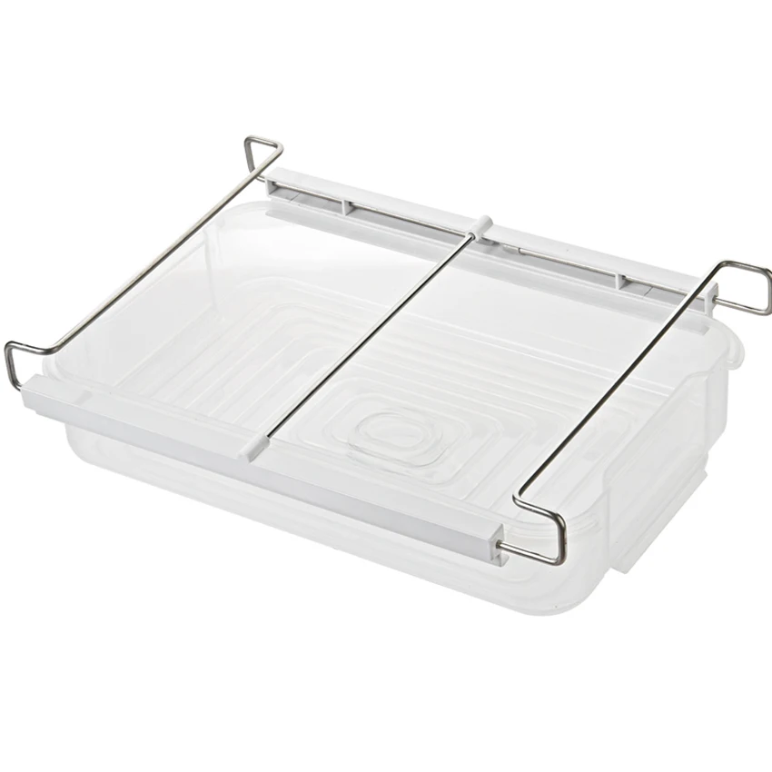 Transparent Plastic Storage Crisper Refrigerator Hanging Storage Box Pull-out Drawer Hanger Crisper Fruit Food Keeper Container
Transparent Plastic Storage Crisper Refrigerator Hanging Storage Box Pull-out Drawer Hanger Crisper Fruit Food Keeper Container
