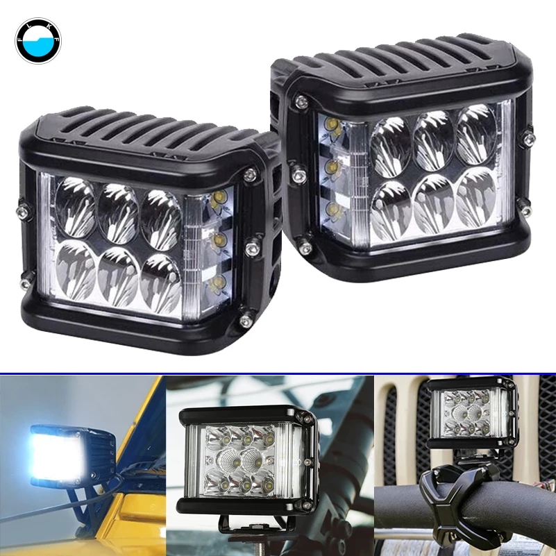 2pcs 4inch Side Shot Pod Cubes Led Work Light Driving Light for Toyota Off Road Ford GMC Dodge Boat ATV UTV SUV.
2pcs 4inch Side Shot Pod Cubes Led Work Light Driving Light for Toyota Off Road Ford GMC Dodge Boat ATV UTV SUV.